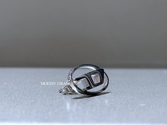 Diesel Stainless Steel Stud Earring