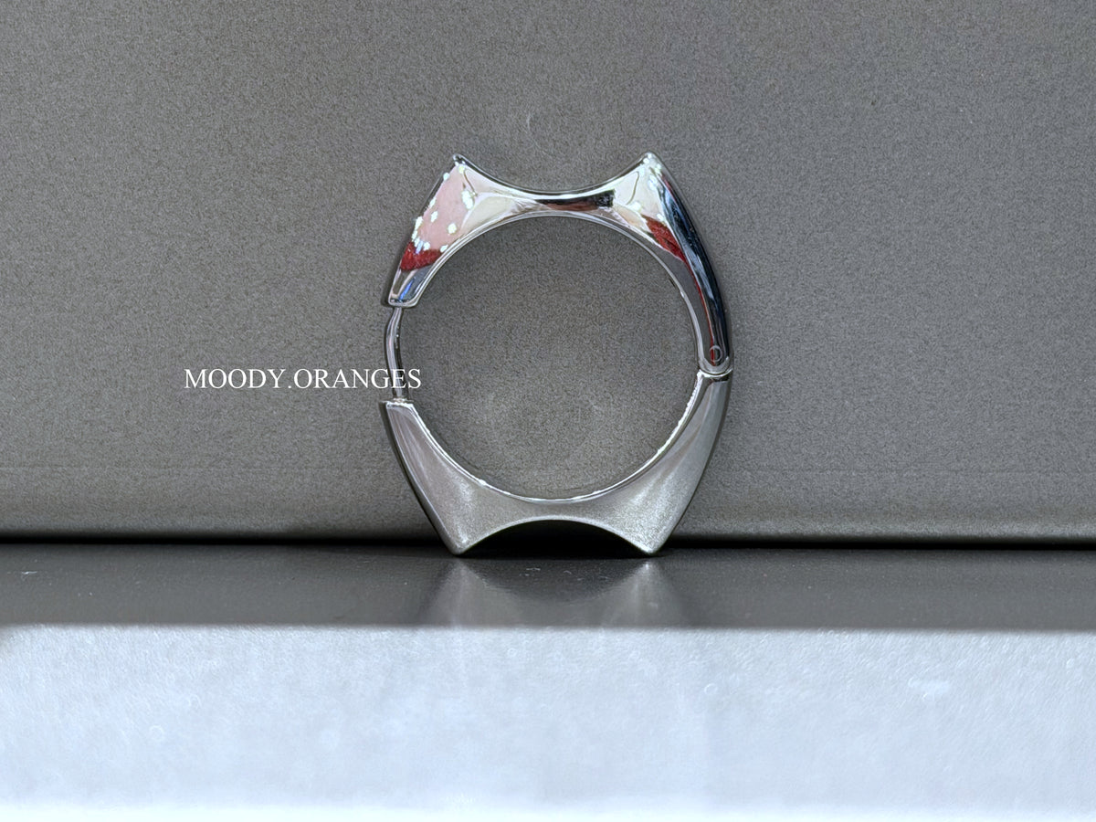 Diesel Stainless Steel Hoop Earring