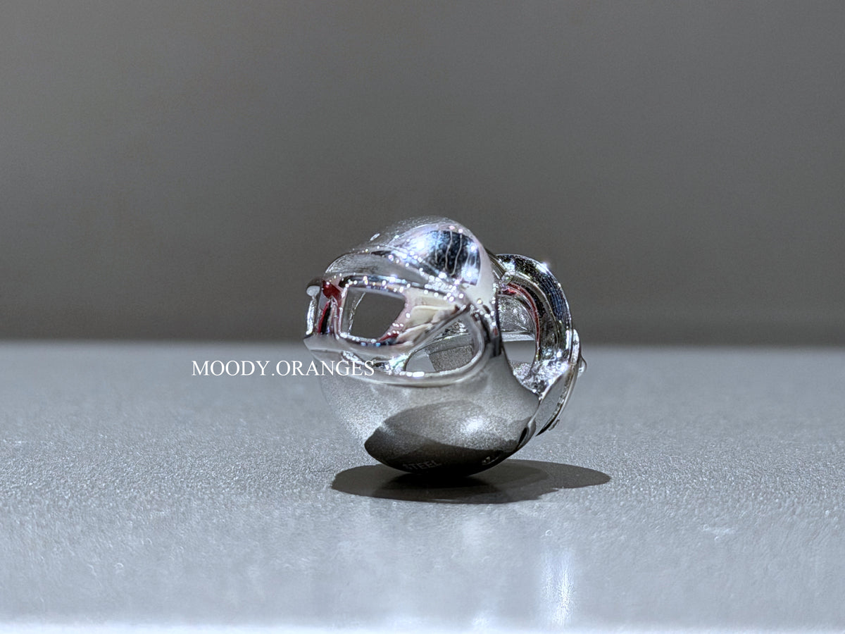 Diesel Stainless Steel Hoop Earring
