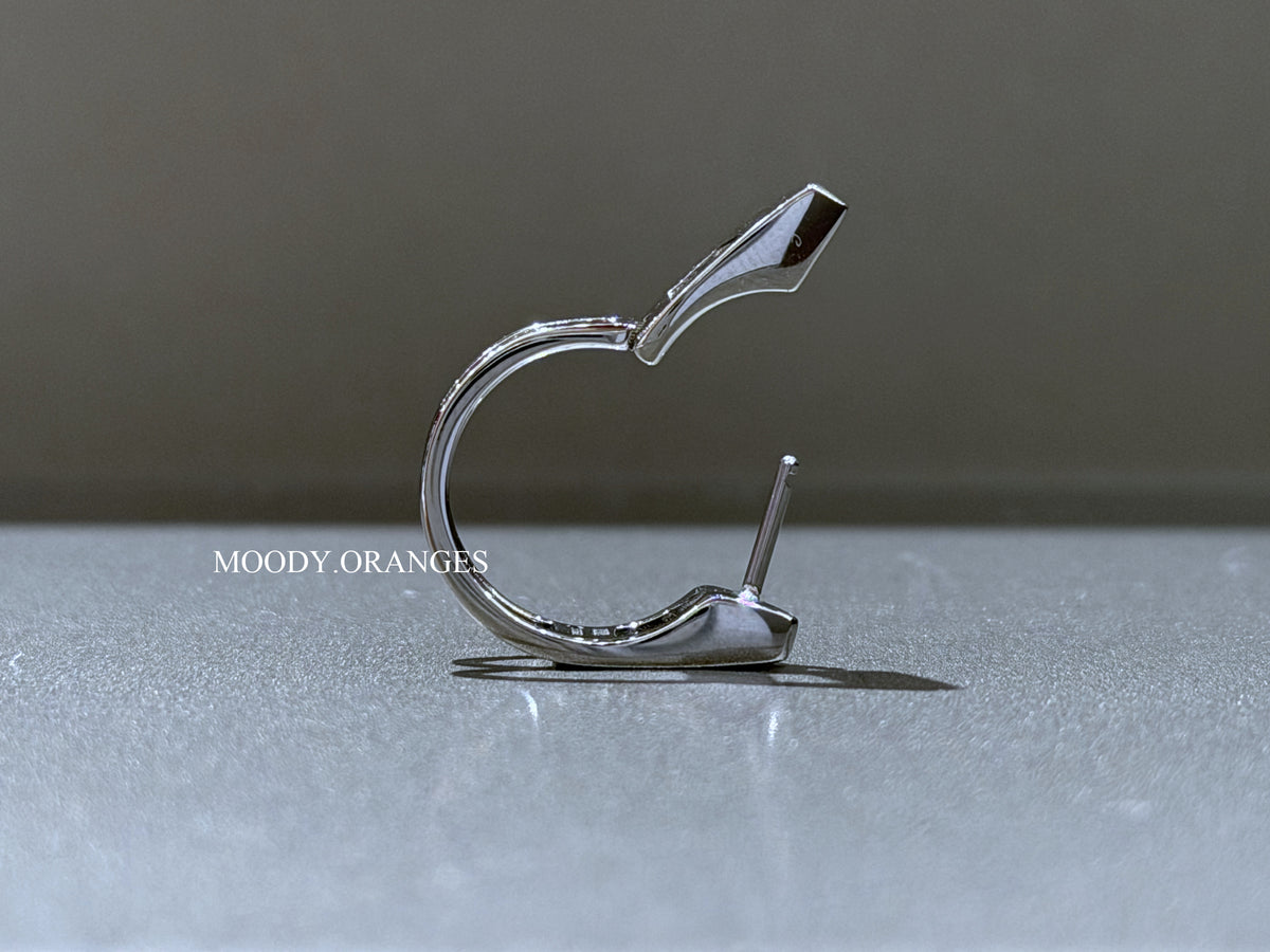 Diesel Stainless Steel Hoop Earring