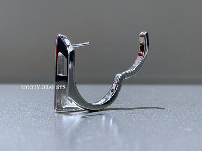Diesel Stainless Steel Hoop Earring