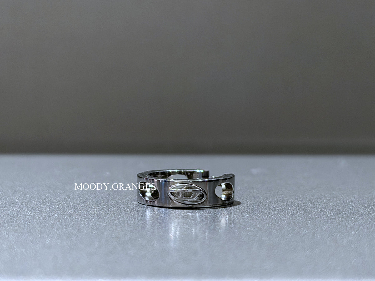 Diesel Stainless Steel Hoop Earring