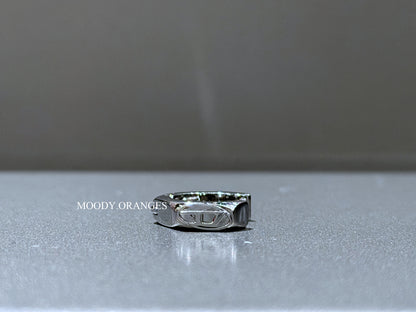 Diesel Stainless Steel Single Hoop Earring