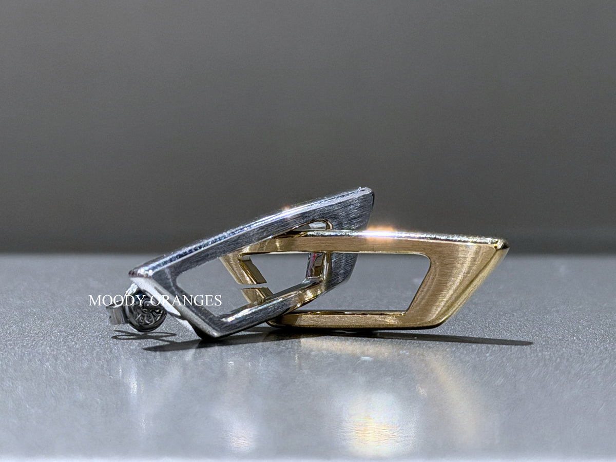Diesel Stainless Steel Drop Earring