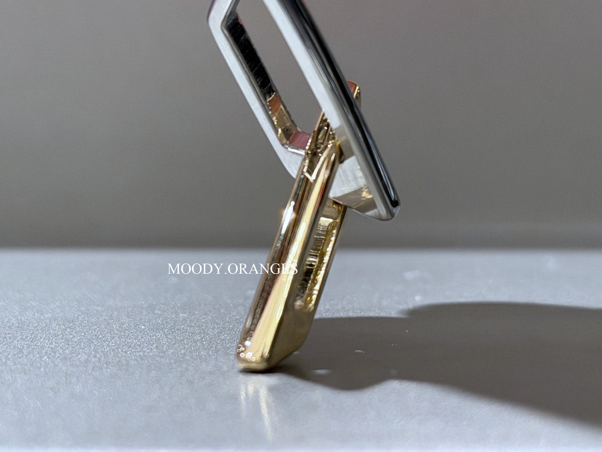 Diesel Stainless Steel Drop Earring