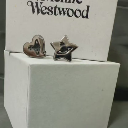 Vivienne Westwood Star-Heart Earrings