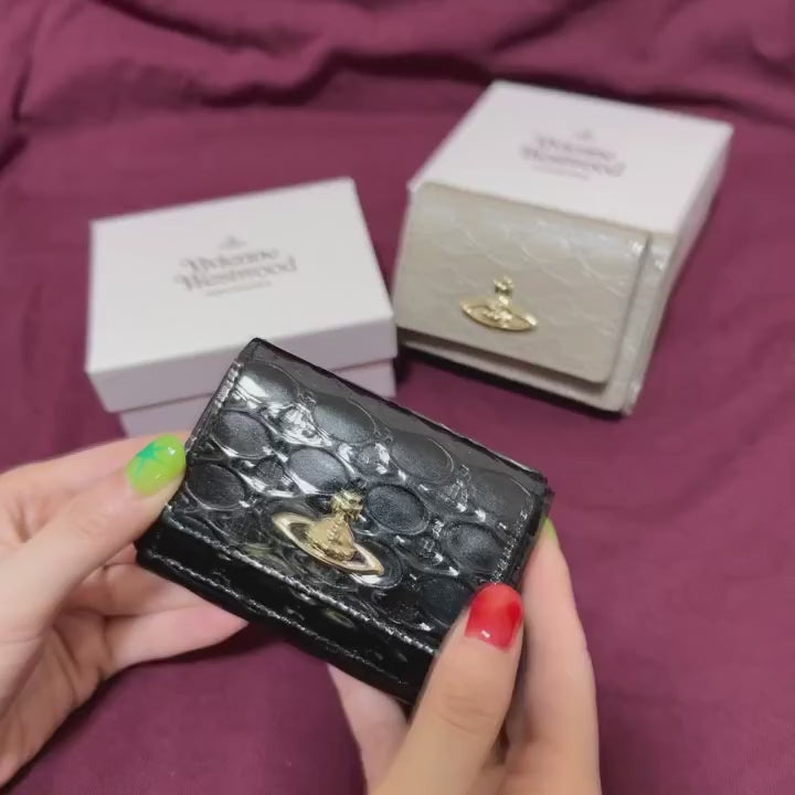 Vivienne Westwood Oval Orb Mini-Trifold Wallet | MOODY ORANGES