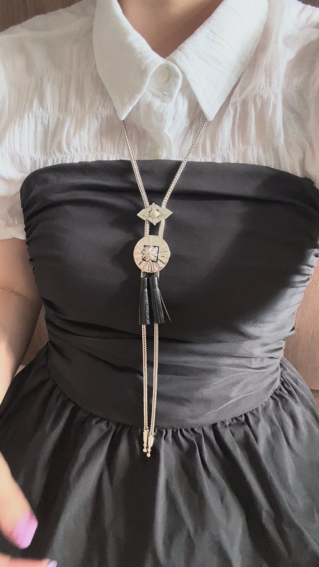 【TOGA TOO】L LOOP TIE Toga Too Metal loop tie