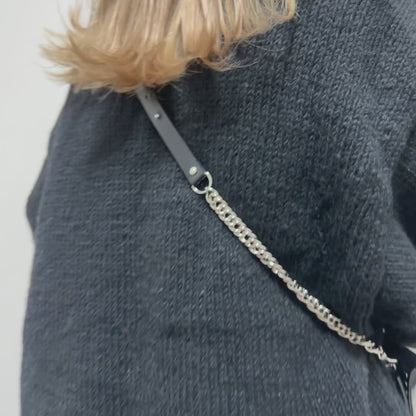 Toga Too Leather Chain Bag