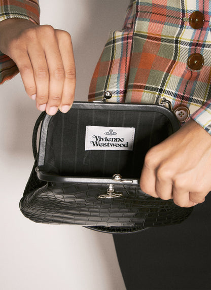 Vivienne Westwood Black Crocs Clutch - MOODY ORANGES